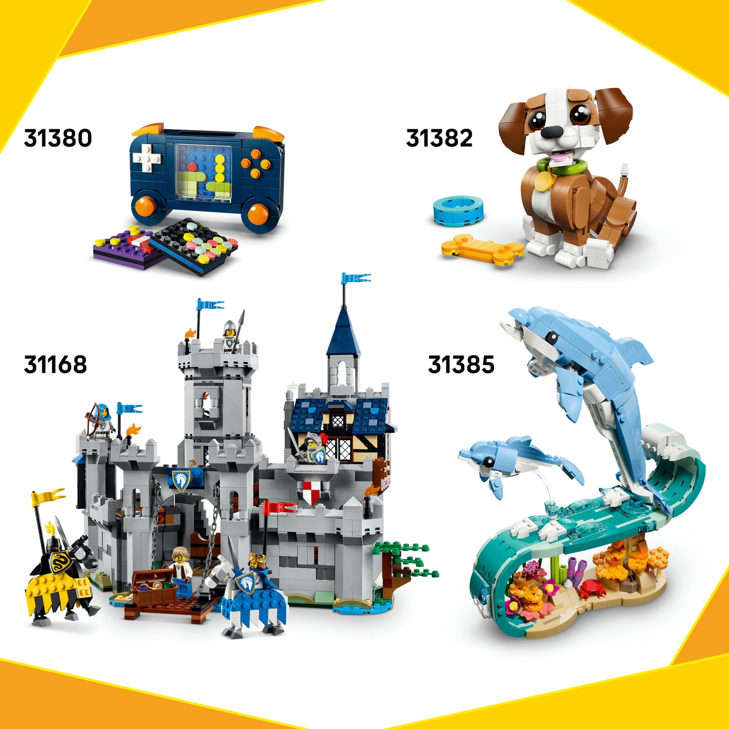 LEGO® Creator 3in1 Schildpad met Waterlelie - Speelgoedmodel - Bouw Om tot Kameleon of Kikker - 31377
