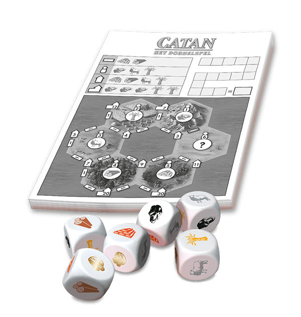 Scoreblok Catan Dobbelspel