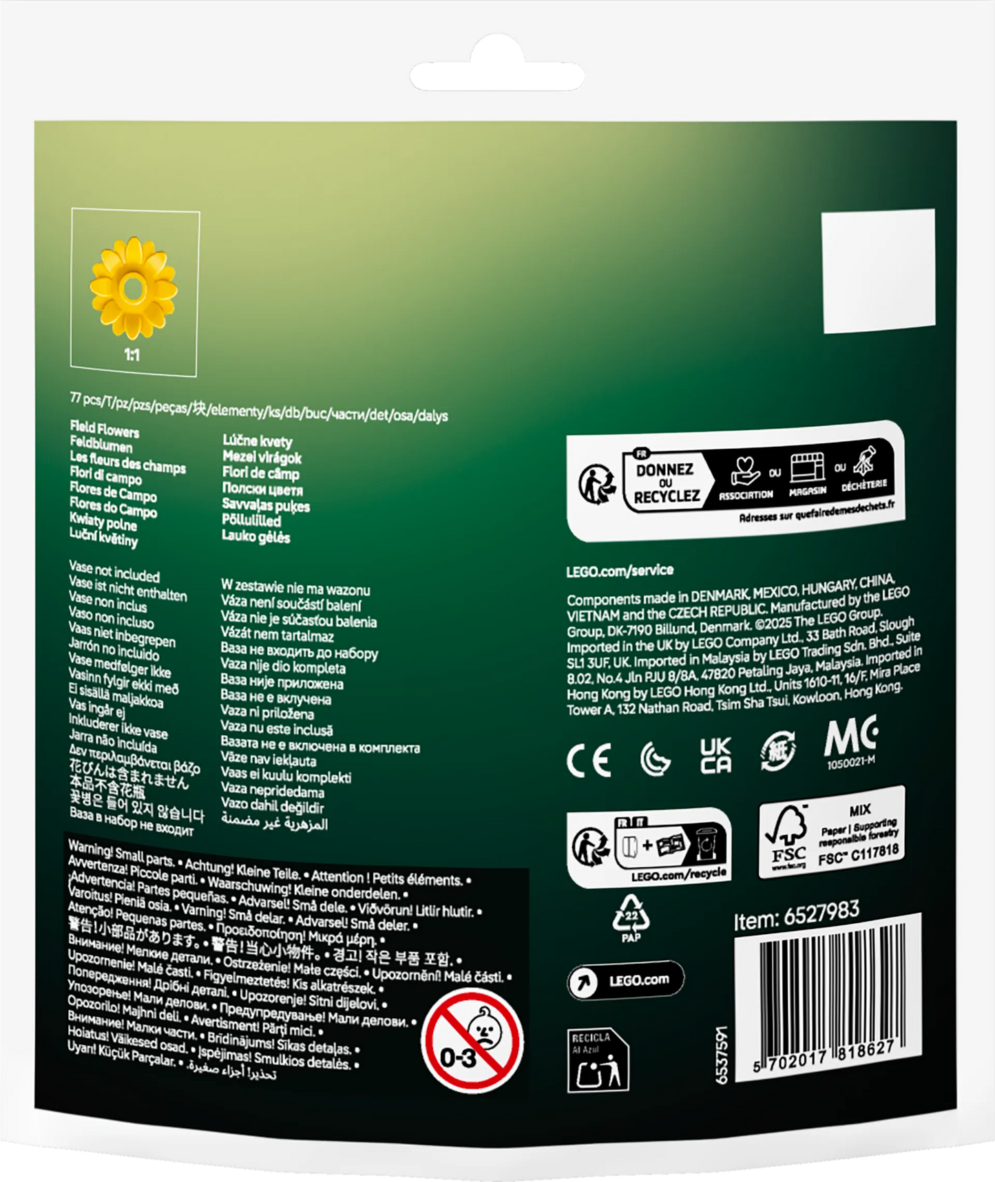 LEGO Wildblumen 30701 Botanische Sammlung