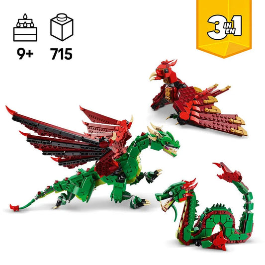 LEGO Medieval Dragon 31161 Creator 3-in-1