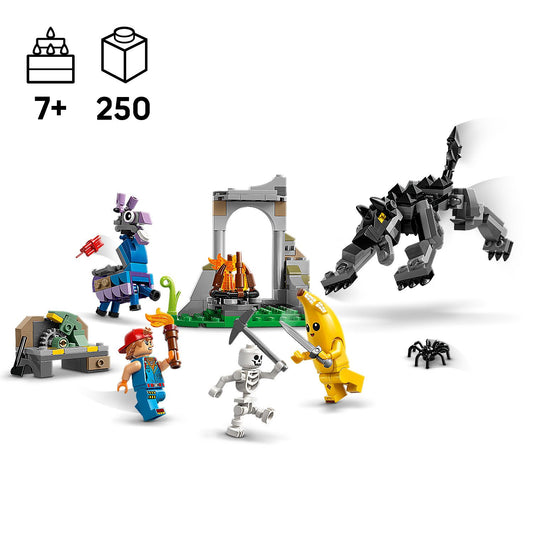 LEGO Peely en Sparkplugs kamp 77075 Fortnite