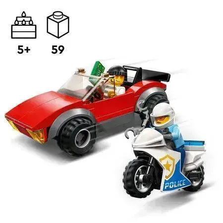 LEGO Achtervolging op de politiemotor 60392 City LEGO CITY @ 2TTOYS | Official LEGO shopšš„° LEGO ā¬. 8.48