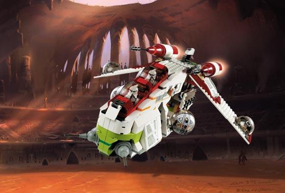 DE UITGEBREIDE GESCHIEDENIS VAN LEGO STAR WARS REPUBLIC GUNSHIP SETS | 2TTOYS ✓ Official shop<br>