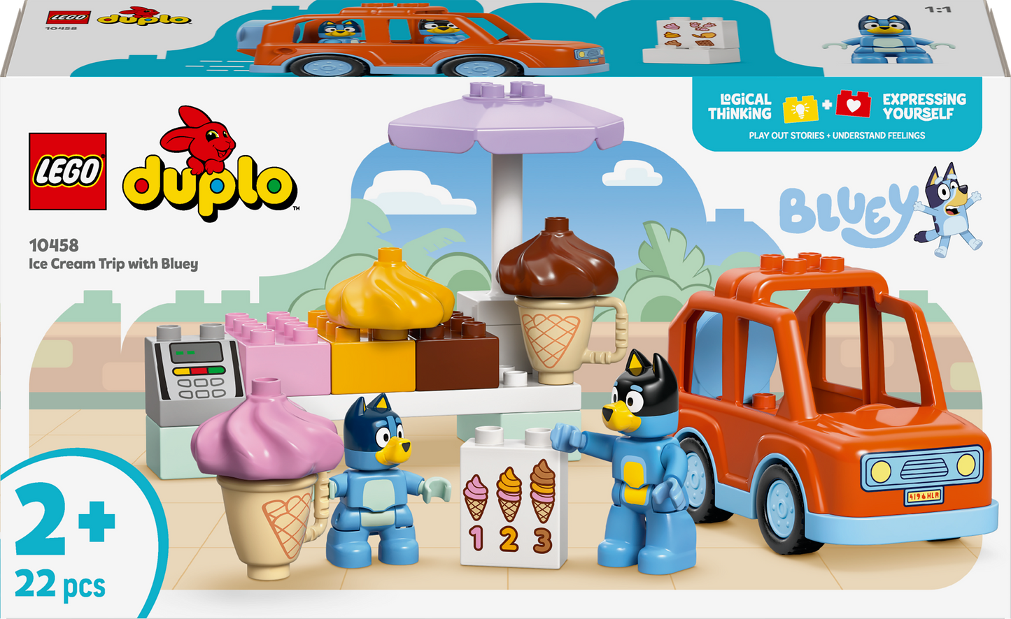 LEGO Huis van Bluey en haar familie met geheugenspel 10459 Duplo Bluey