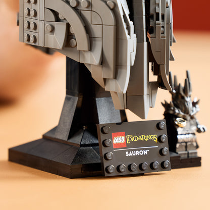 LEGO Icons The Lord Of The Rings: de Helm van Sauron – Woondecoratie Bouwpakket voor Volwassenen – Incl. De Ene Ring en Verzamelbaar Poppetje – Cadeau voor Filmliefhebbers, Mannen en Vrouwen – 11373