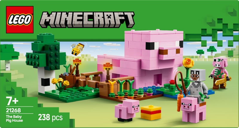 LEGO The Baby Pig House 21268 Minecraft (Pre-Order: January 2025)