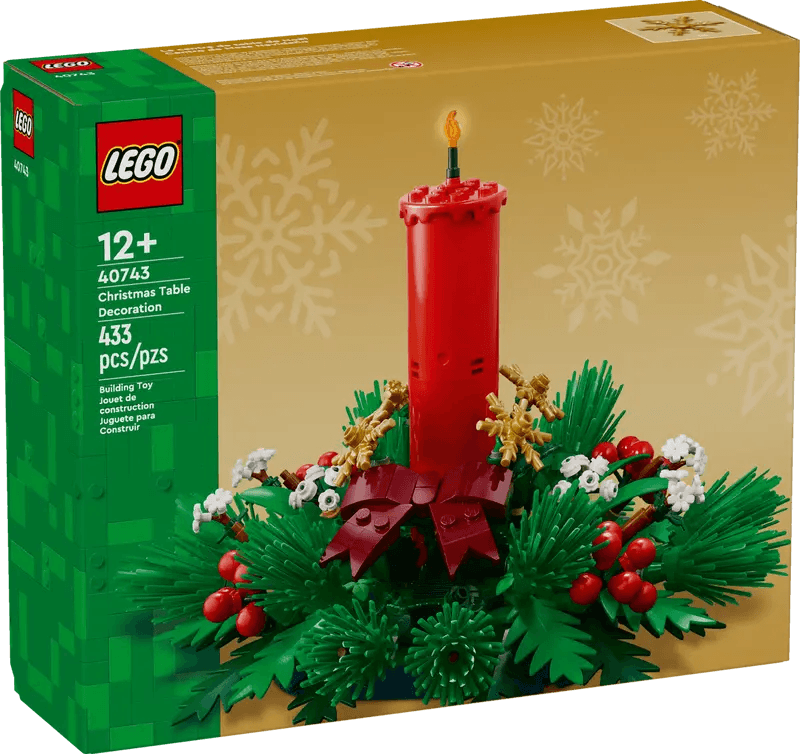 LEGO 40743 Kersttafeldecoratie: Een Feestelijke Toevoeging aan Jouw Kerstcollectie