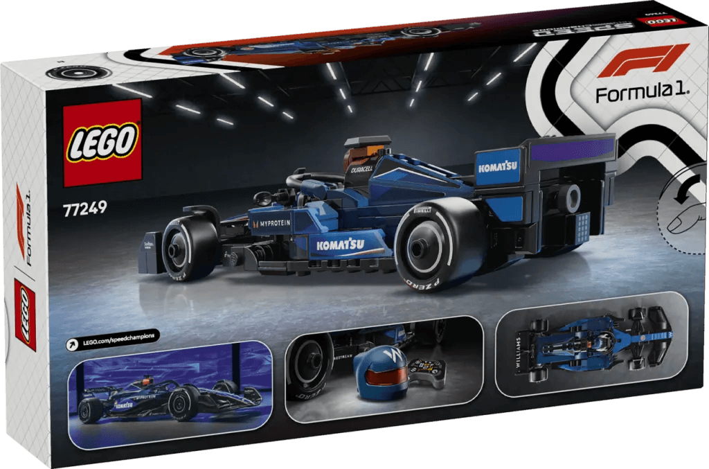 LEGO Williams F1 Formula 1 77249 Speedchampions (Delivery: March 1, 2025)