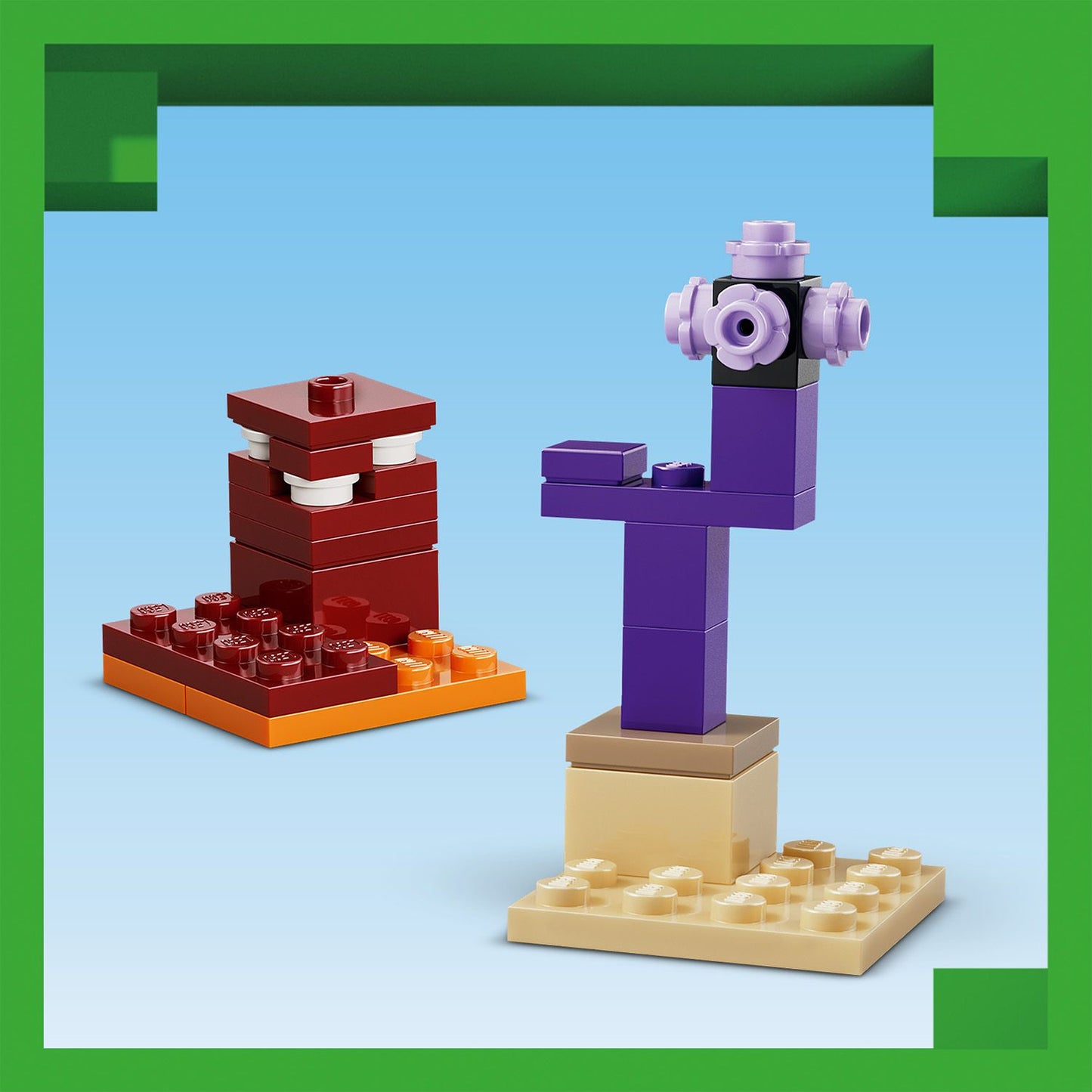 LEGO® Minecraft® Reis naar de Nether en het End-Portaal - Gamingset - Bouwspeelgoed - Cadeau - 21584