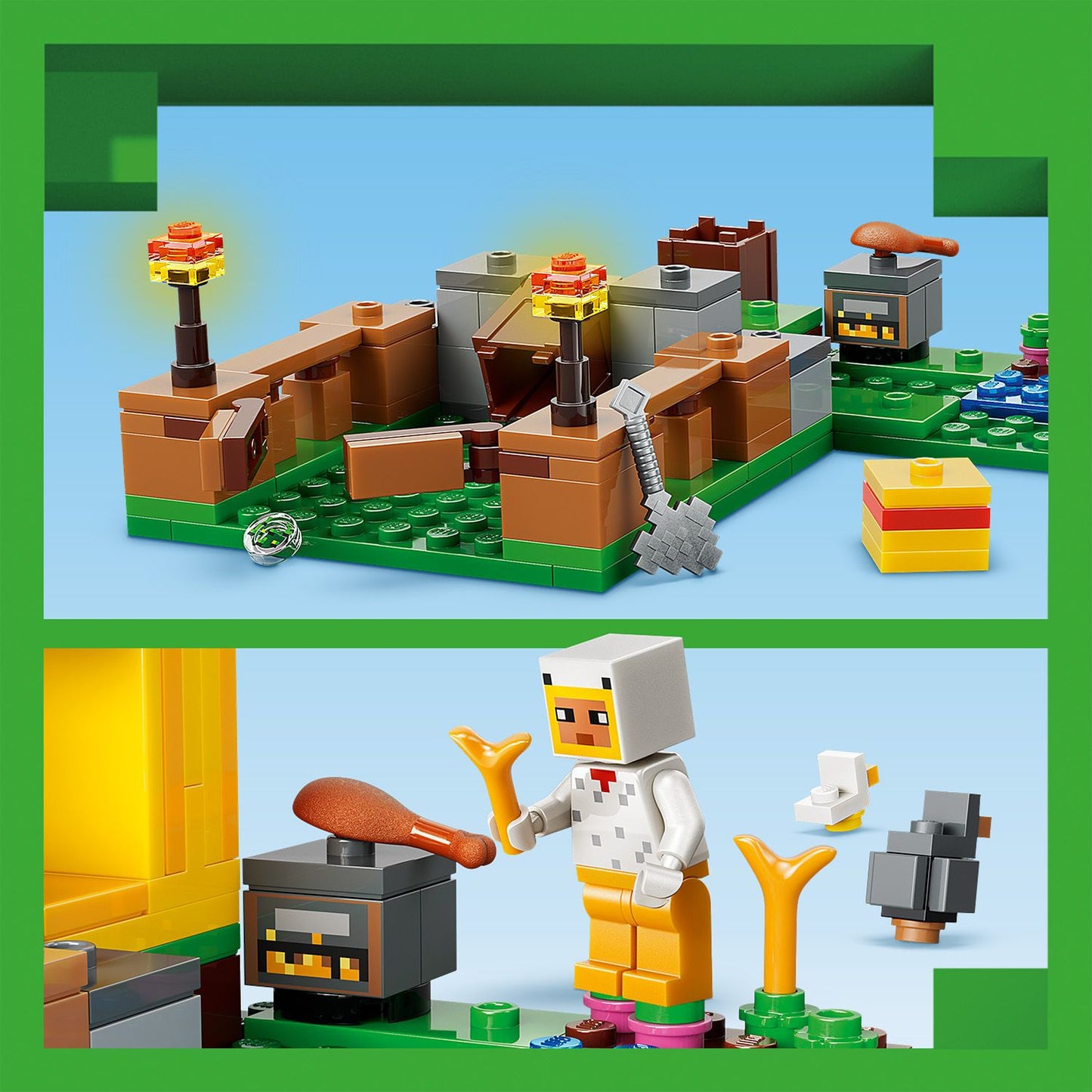 LEGO Minecraft Kippenboerderij Dieren Speelgoed voor Kinderen 21585