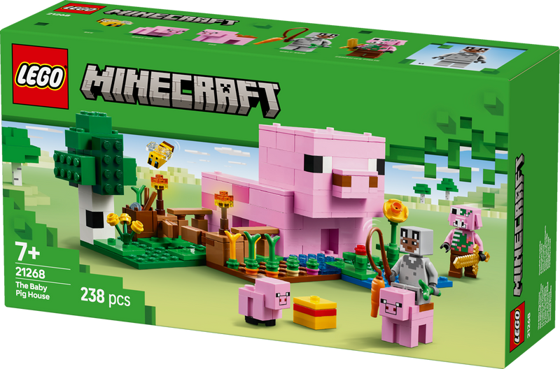 LEGO The Baby Pig House 21268 Minecraft (Pre-Order: January 2025)