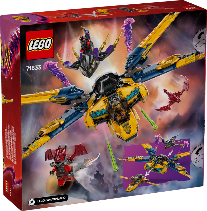 LEGO Ras &amp; Arin's Super Storm Plane 71833 Ninjago (Pre-Order: January)