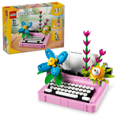 LEGO Typewriter with Flowers 31169 Creator 3-in-1 (expected: January 2025)