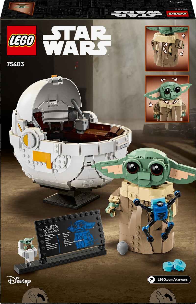 LEGO Grogu with Hover Pram 75403 StarWars (Pre-Order: January 2025)