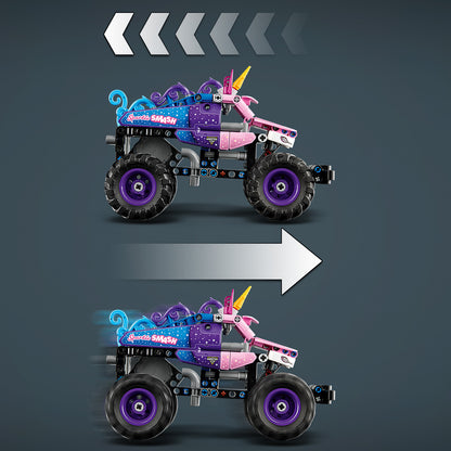 LEGO Technic Monster Jam Sparkle Smash Pull-Back Monstertruck Speelgoed voor Kinderen 42220