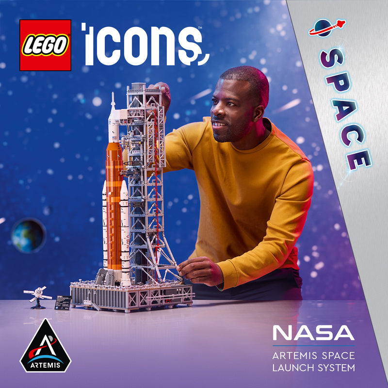 LEGO NASA Artemis ruimtelanceersysteem raket met platform 10341 Icons