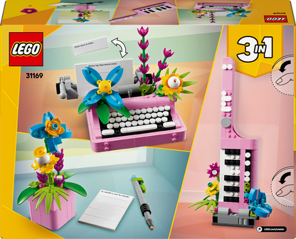 LEGO Typewriter with Flowers 31169 Creator 3-in-1 (expected: January 2025)