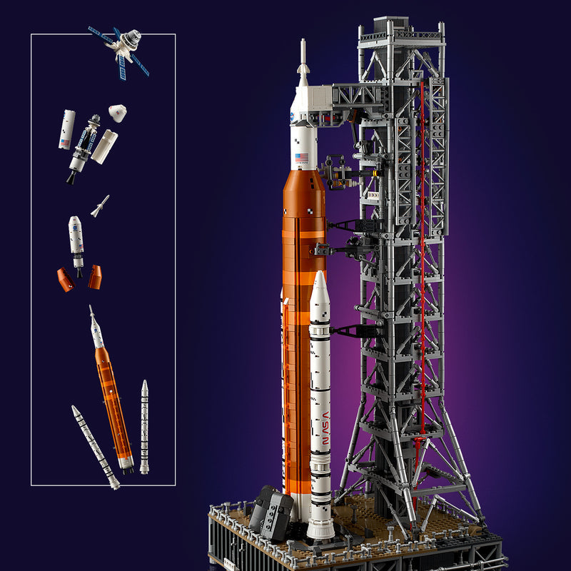 LEGO NASA Artemis ruimtelanceersysteem raket met platform 10341 Icons