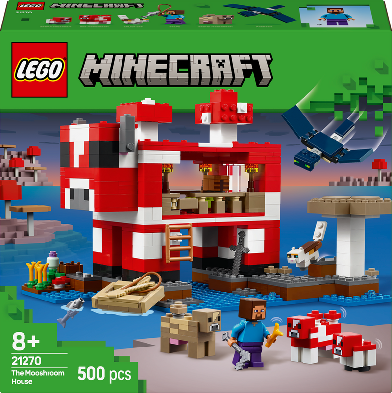 LEGO The Mushroom House 21270 Minecraft (Pre-Order: January 2025)