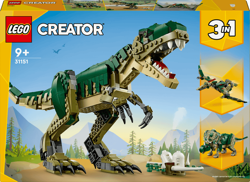 LEGO Angstaanjagende T-Rex 31151 Creator (verwacht juni) LEGO CREATOR 3 IN 1 @ 2TTOYS LEGO €. 49.99