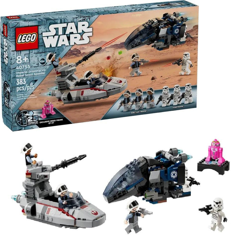 LEGO Imperial Dropship vs. Rebel Scout Speeder 40755 StarWars