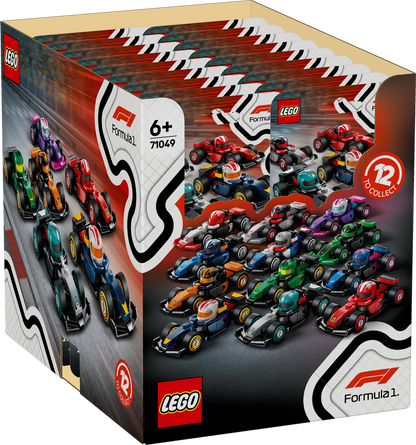 LEGO Formel 1 Fahrer mit ihrem Auto 71049 Minifiguren (Set 12 Teile)