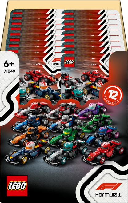 LEGO Formel 1 Fahrer mit ihrem Auto 71049 Minifiguren (Set 12 Teile)