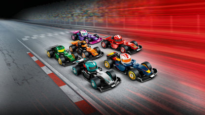LEGO Formel 1 Fahrer mit ihrem Auto 71049 Minifiguren (Set 12 Teile)