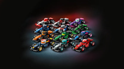 LEGO Formel 1 Fahrer mit ihrem Auto 71049 Minifiguren (Set 12 Teile)