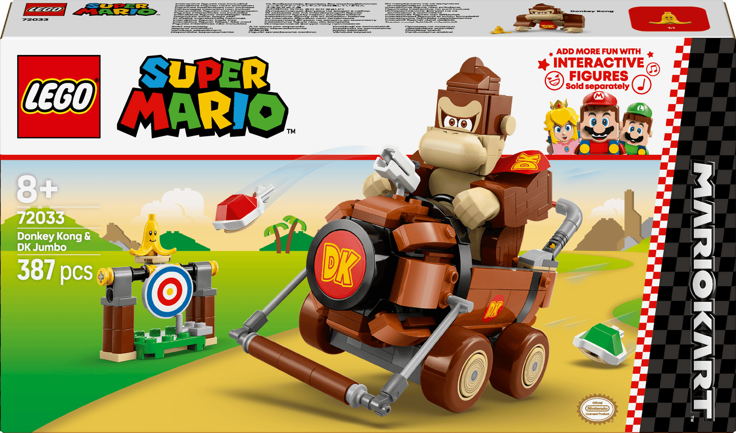 LEGO Mario Kart – Donkey Kong &amp; DK Jumbo 72033 SuperMario (Delivery: January 2025)