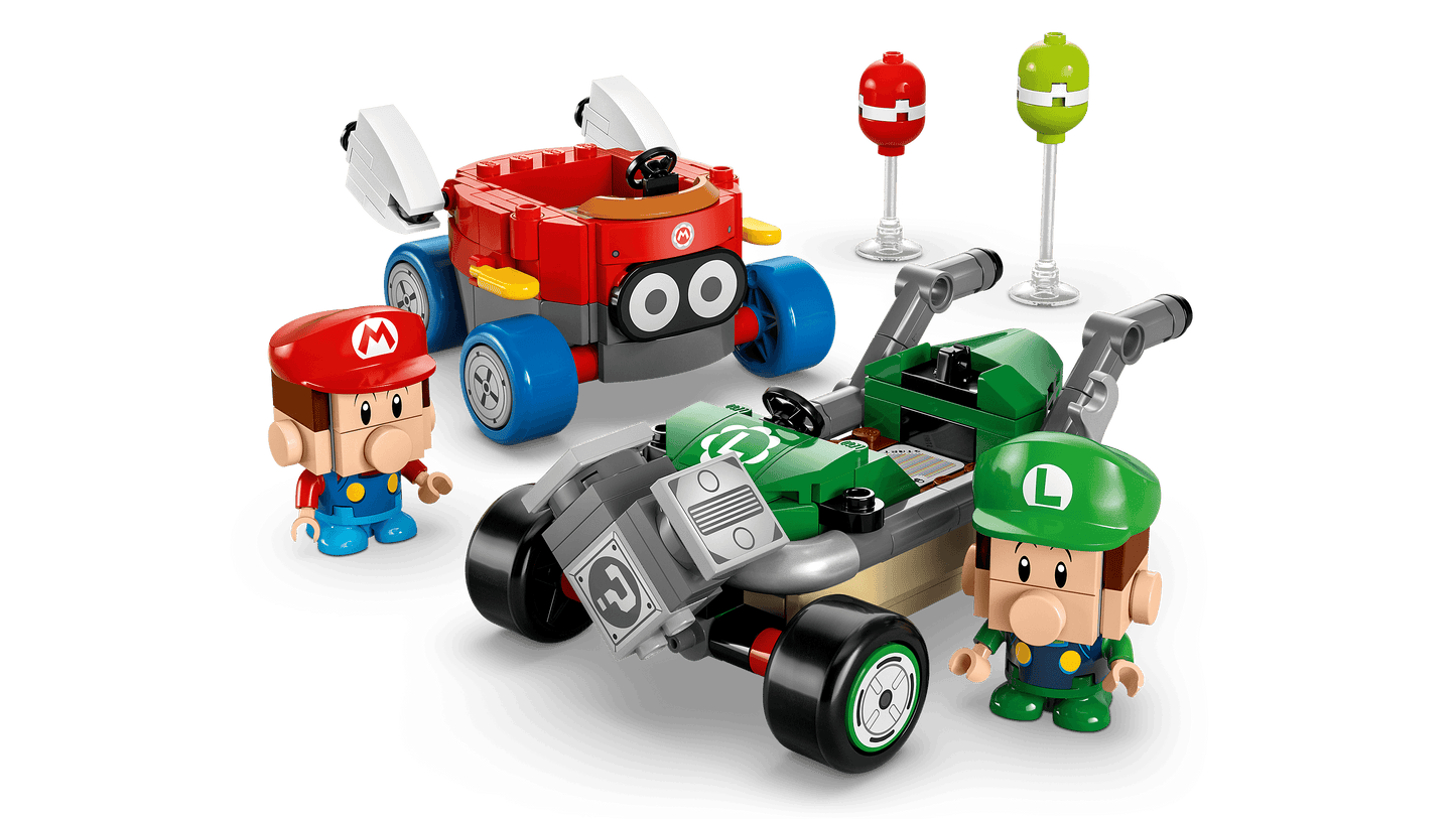 LEGO Mario Kart – Baby Mario vs. Baby Luigi 72034 SuperMario (Delivery: January 1, 2025)