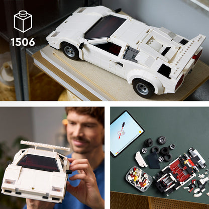 LEGO witte Lamborghini Countach 5000 Quattrovalvole 10337 Icons (Pre-Order: 1-2025)