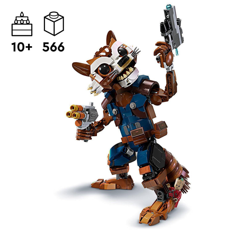 LEGO Rocket en Baby Groot 76282 Superheroes LEGO SUPERHEROES @ 2TTOYS LEGO €. 50.49