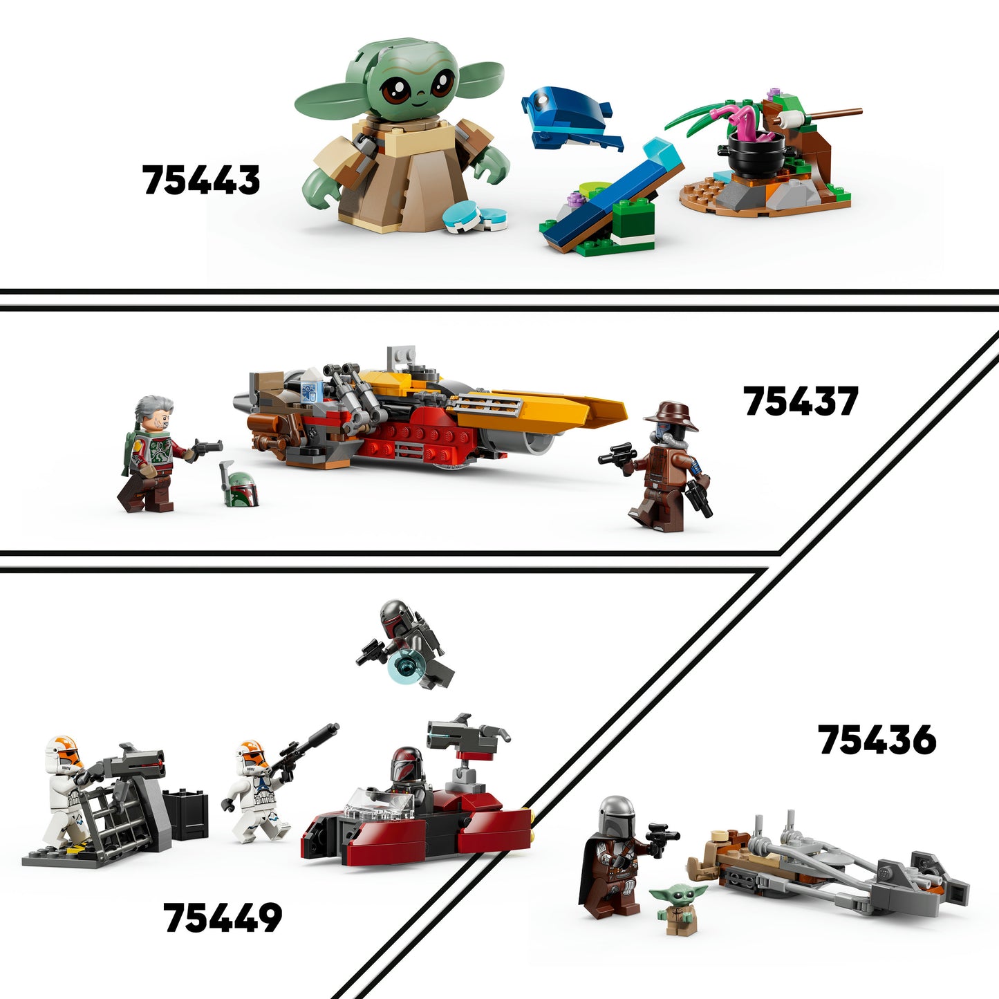 LEGO Star Wars Clone Shock Trooper Mecha Bouwpakket voor Kinderen en Decoratie 75448