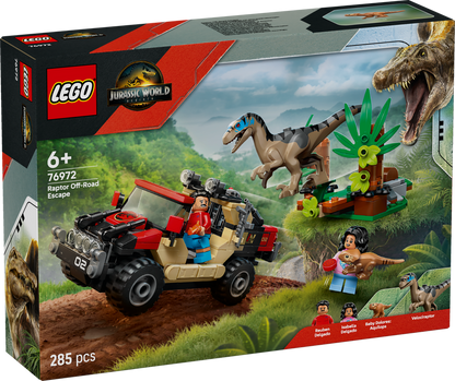 LEGO Raptor Off-Road Escape 76972 Jurassic World