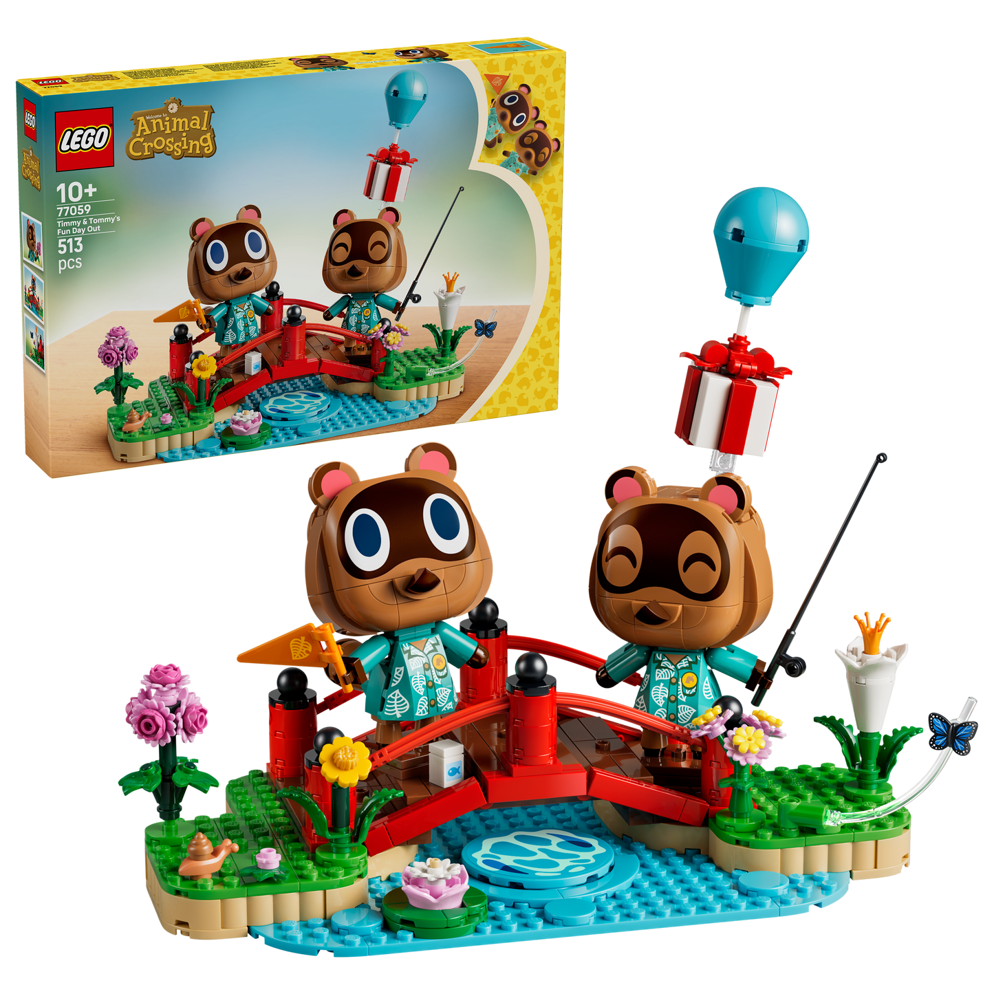 Dagje vrij met Timmy en Tommy - Dieren Speelgoed voor Kinderen met Accessoires – DIY Game Kamer Decoratie – Cadeau voor Meisjes en Jongens vanaf 10 jaar – 77059