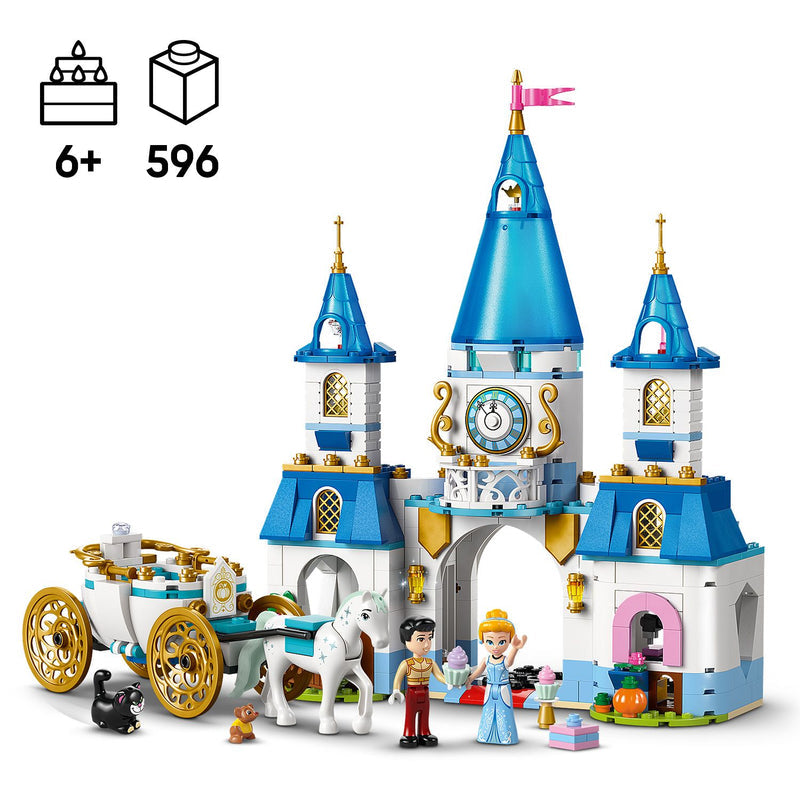 LEGO Cinderella's Castle &amp; Carriage 43275 Disney (Pre-Order: January 2025)