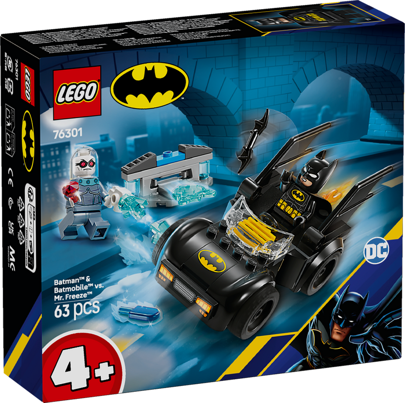 LEGO Batman &amp; Batmobile Vs Mr. Freeze 76301 Batman (Delivery: January 2025)