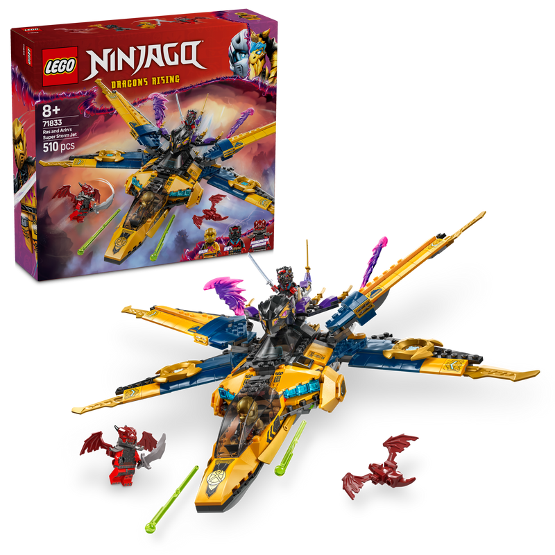 LEGO Ras &amp; Arin's Super Storm Plane 71833 Ninjago (Pre-Order: January)