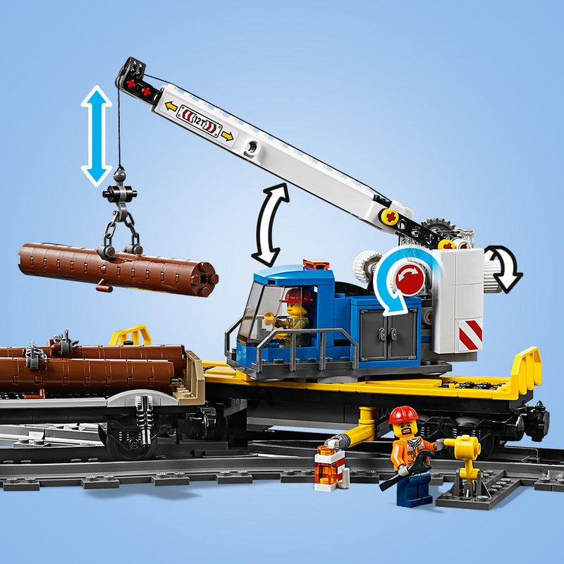 LEGO Sterke City vrachttrein met kraan 60198 City LEGO CITY TREINEN @ 2TTOYS LEGO €. 159.49