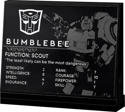 LEGO Bumblebee from Transformers 10338 Icons