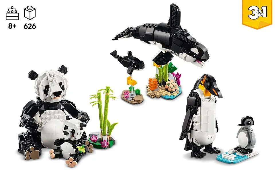 LEGO Wilde Tiere: Pandafamilie 31165 Creator 3-in-1