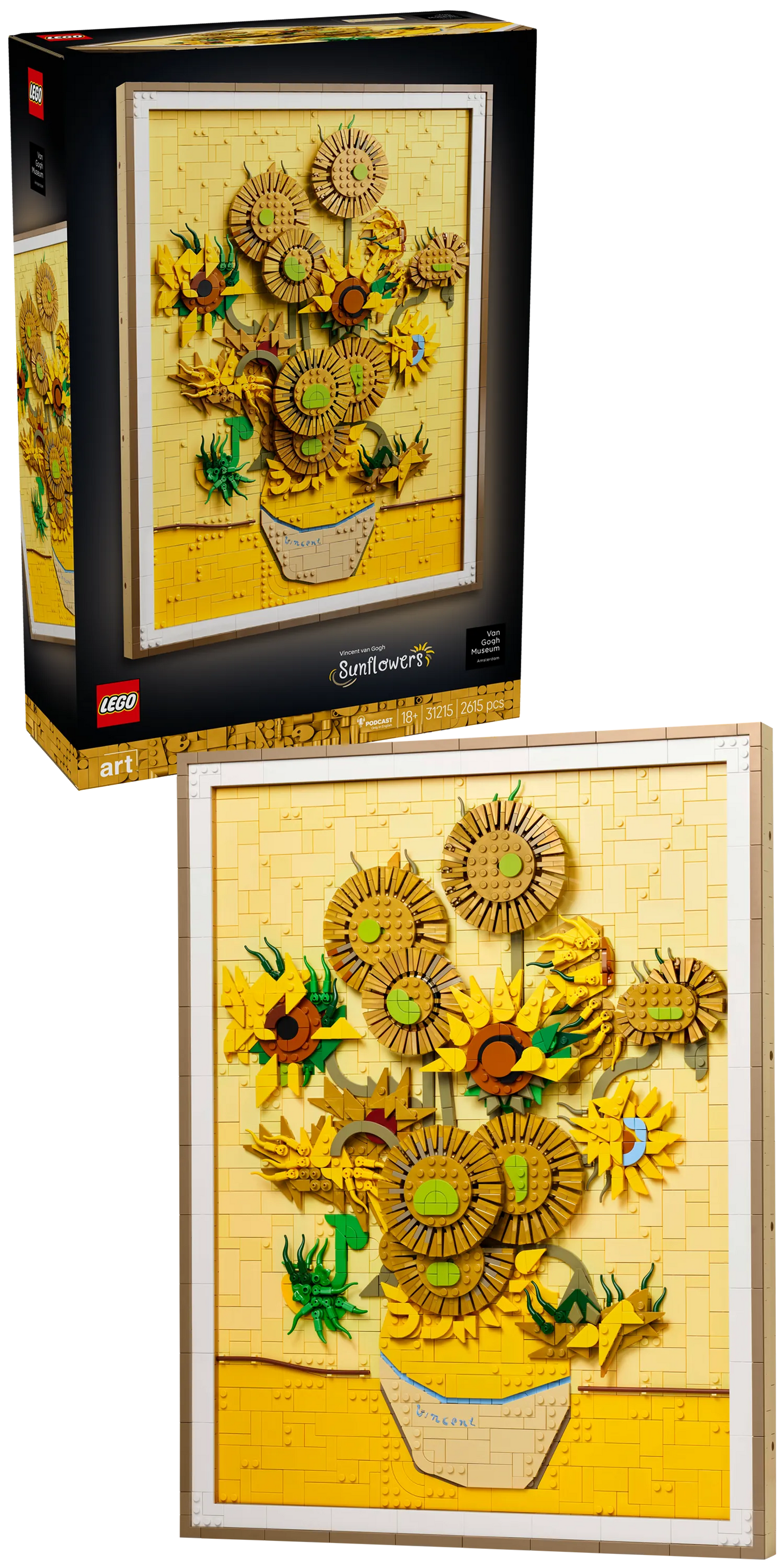 LEGO Vincent van Gogh - Sunflowers 31215 Art