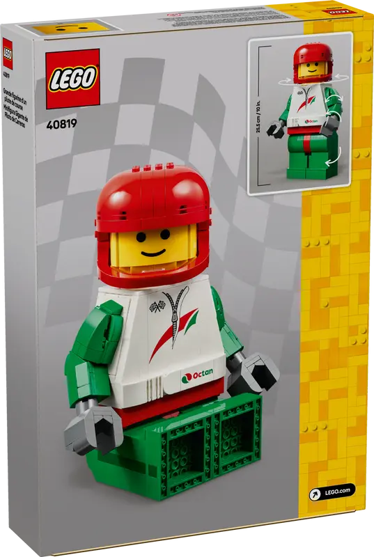 LEGO Groot minifiguur F1 coureur 40819 Minifigures