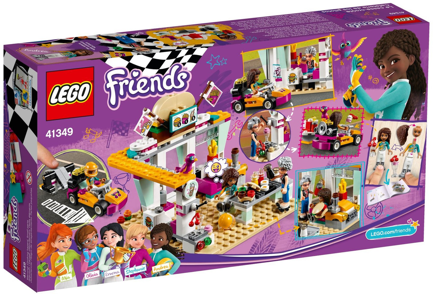 LEGO Drive In Hamburger restaurant 41349 Friends