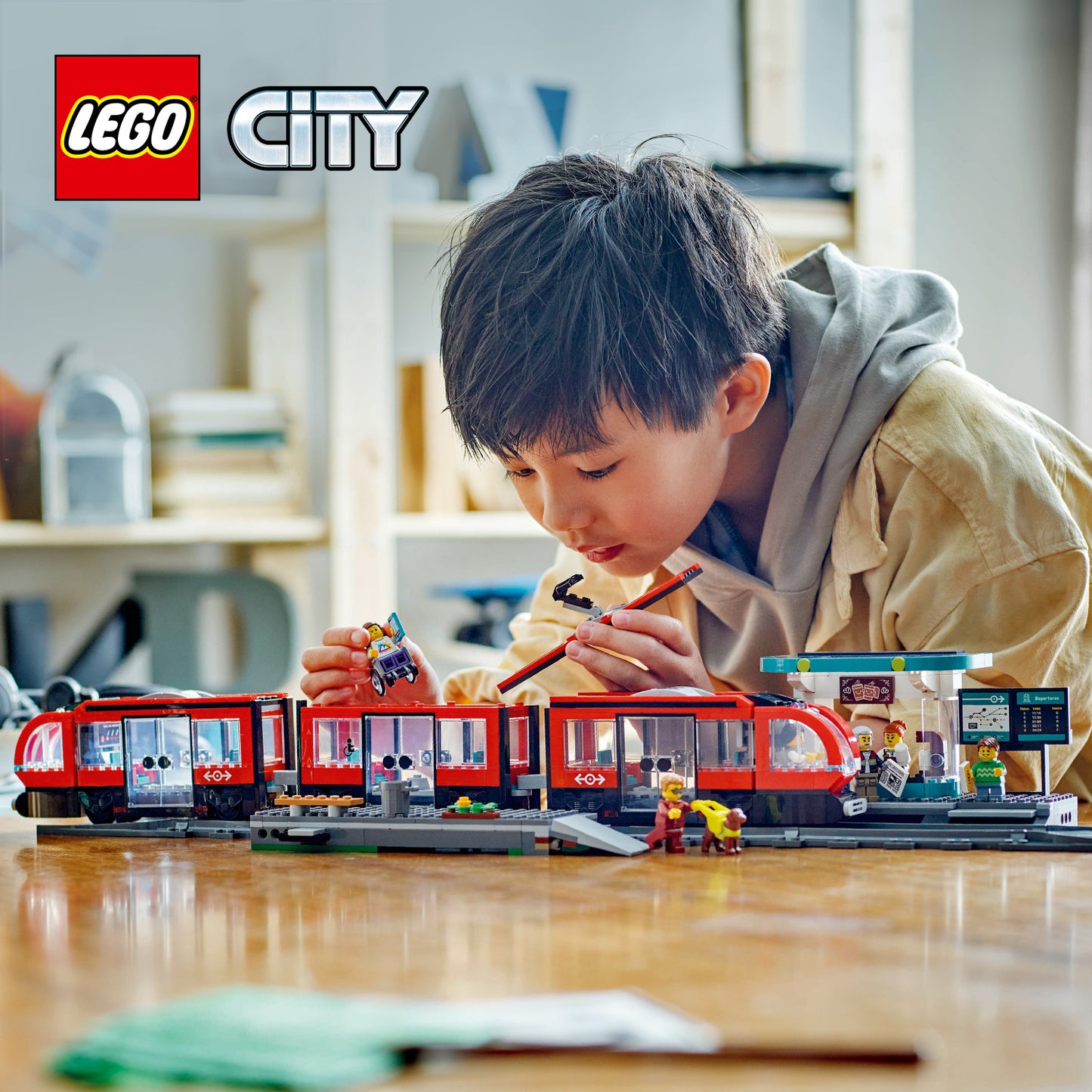 LEGO Stadstram en station 60423 City