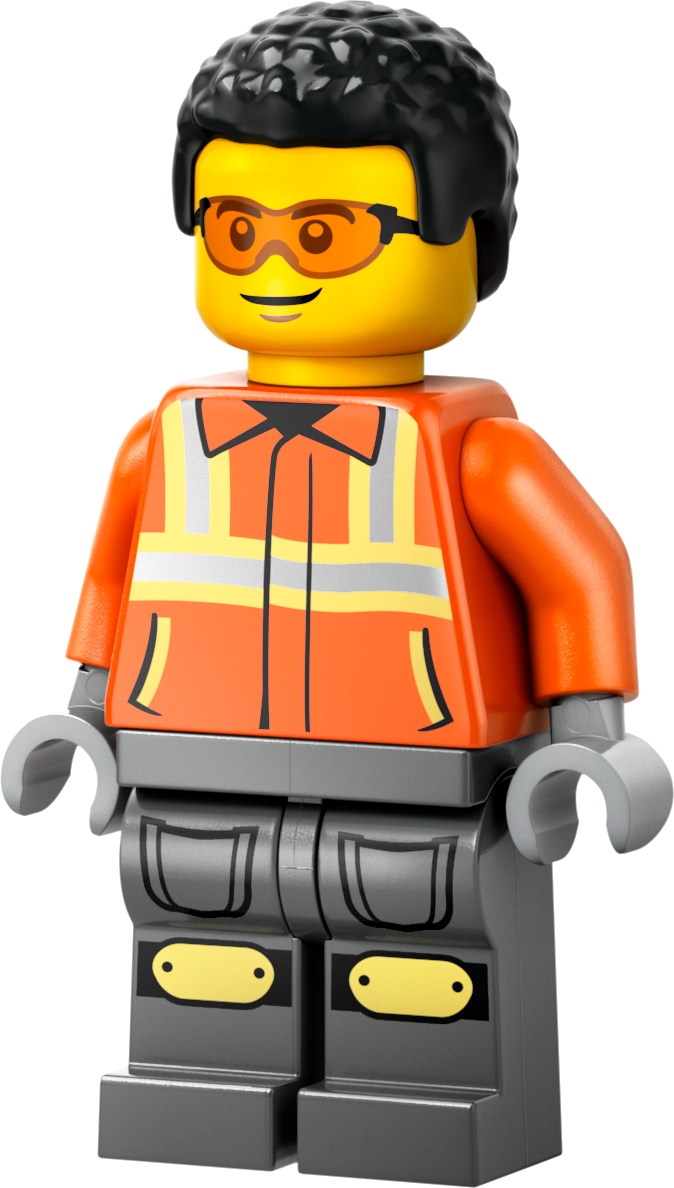 LEGO Yellow Wheel Loader Excavator 60450 City