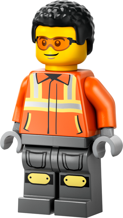 LEGO Yellow Wheel Loader Excavator 60450 City