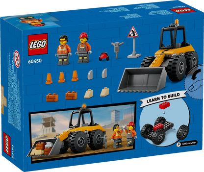 LEGO Yellow Wheel Loader Excavator 60450 City
