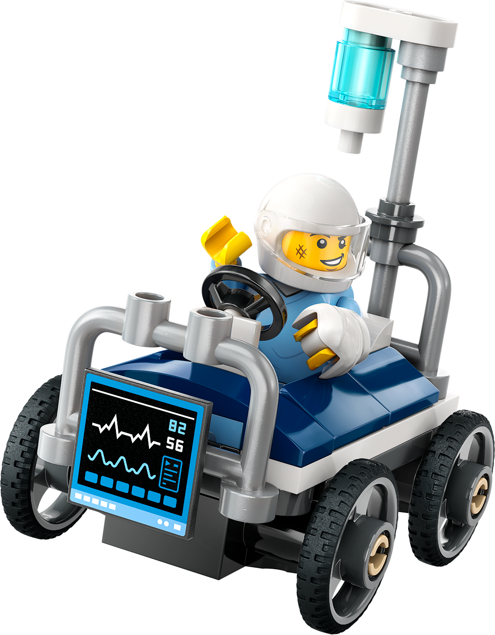 LEGO Race Car Pack: Airplane vs Hospital Bed 60459 City (Pre-Order: January 2025)